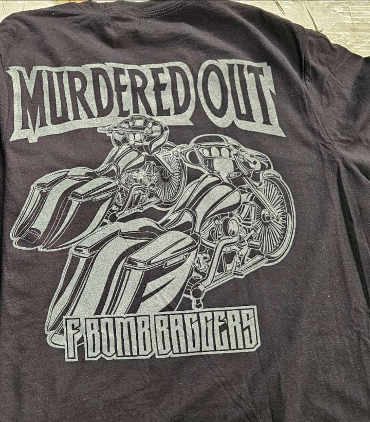F BOMB BIG WHEEL MURDERED OUT T SHIRT