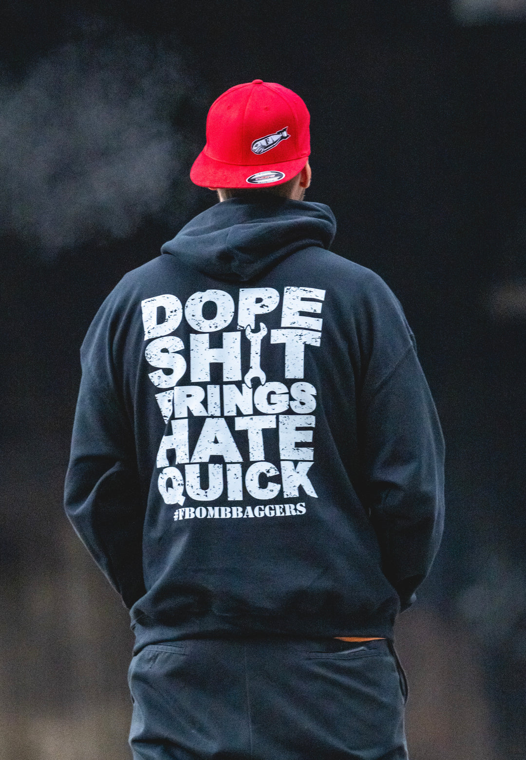 DOPE SHIT BRINGS HATE QUICK HOODIE