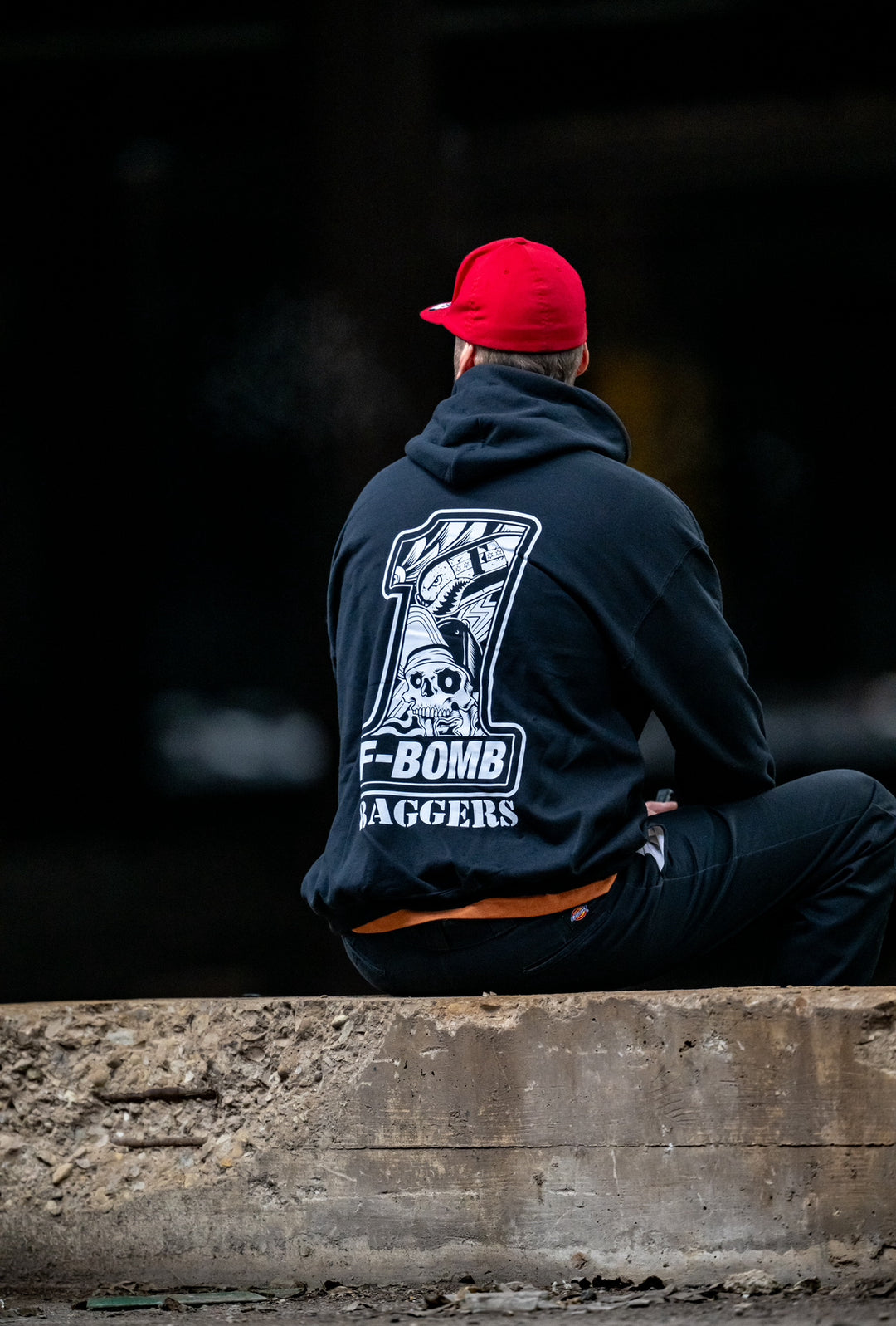 F BOMB HARLEY #1 HOODIE - Main Image
