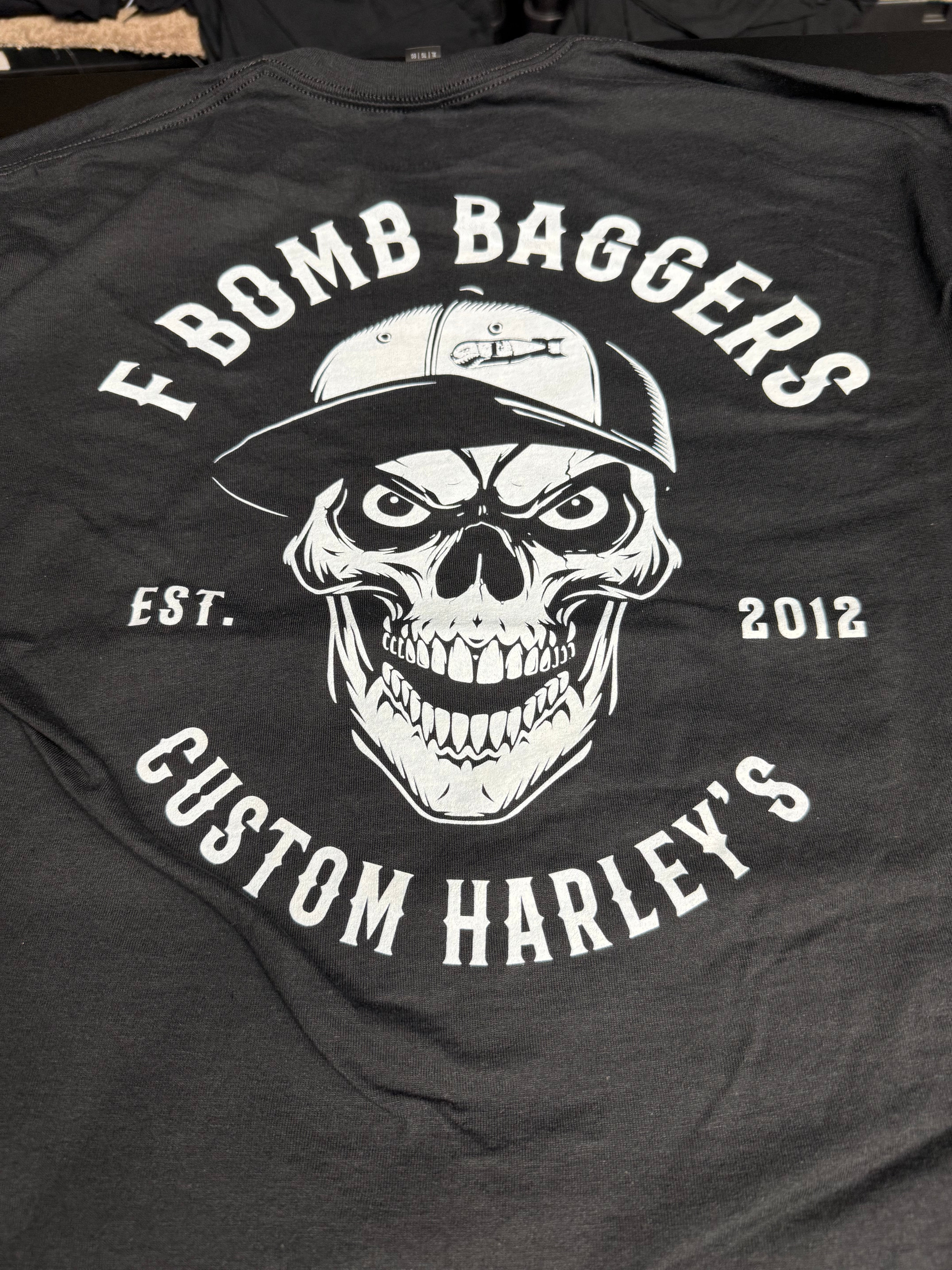 F BOMB SKULL T SHIRT