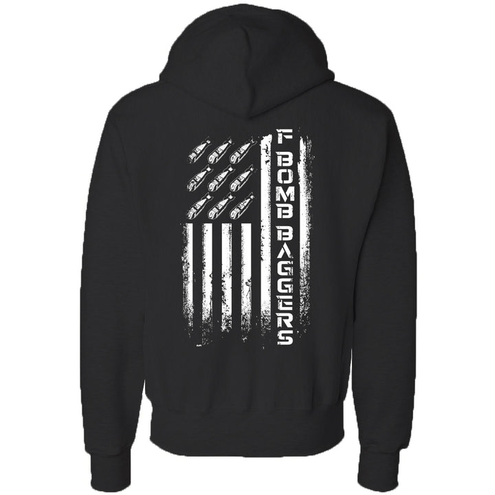 F BOMB PATRIOT FLAG HOODIE