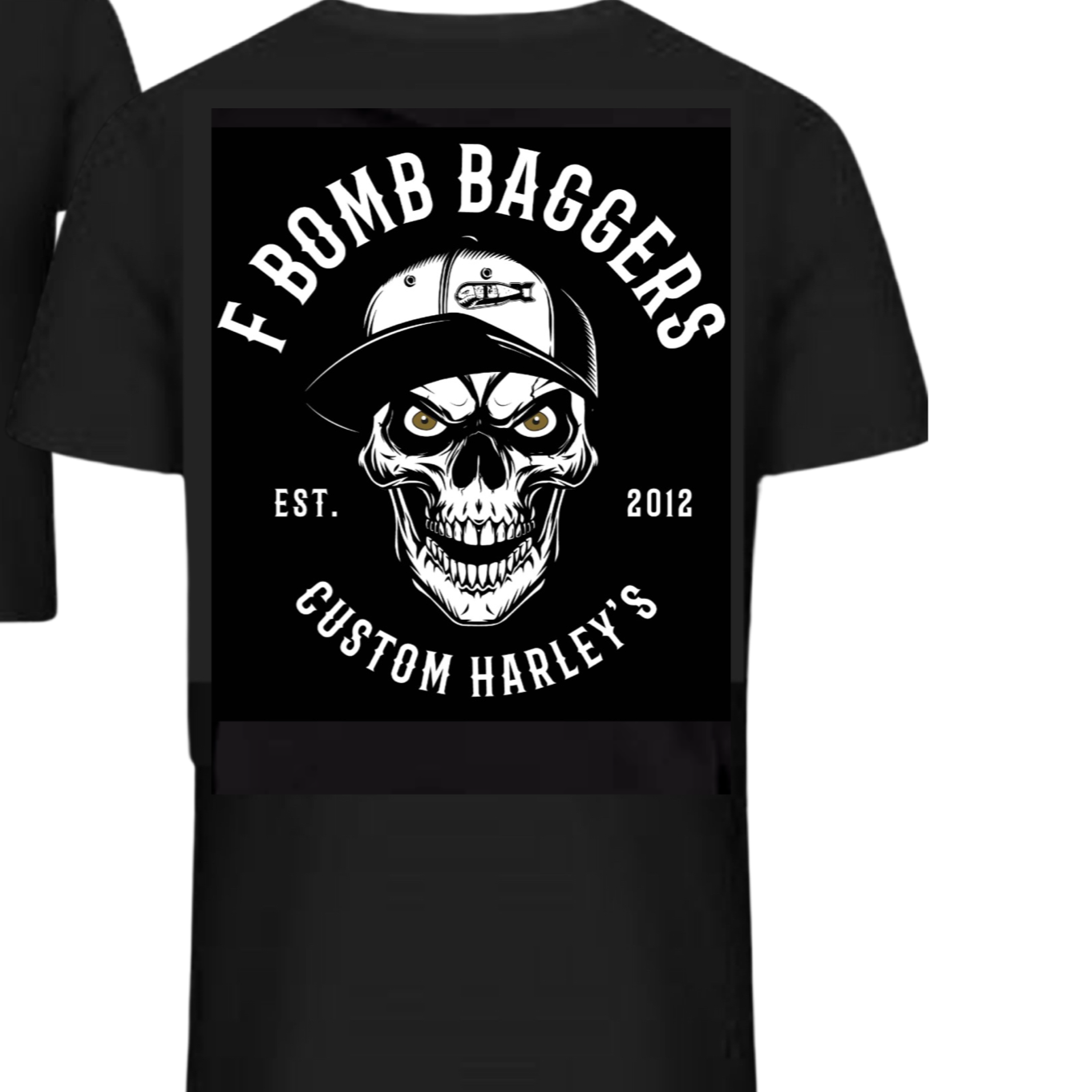 F BOMB SKULL T SHIRT – fbombbaggers